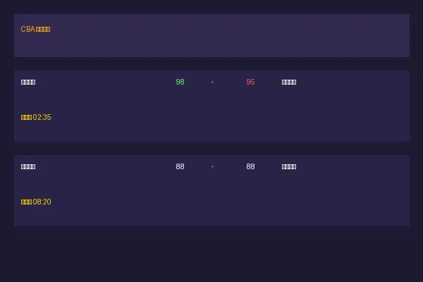 j9九游CBA实时比分界面
